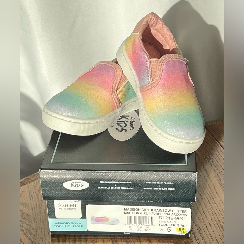 Dr. Scholl’s Madison Girl II Sneaker - Pastel Glitter Size 5